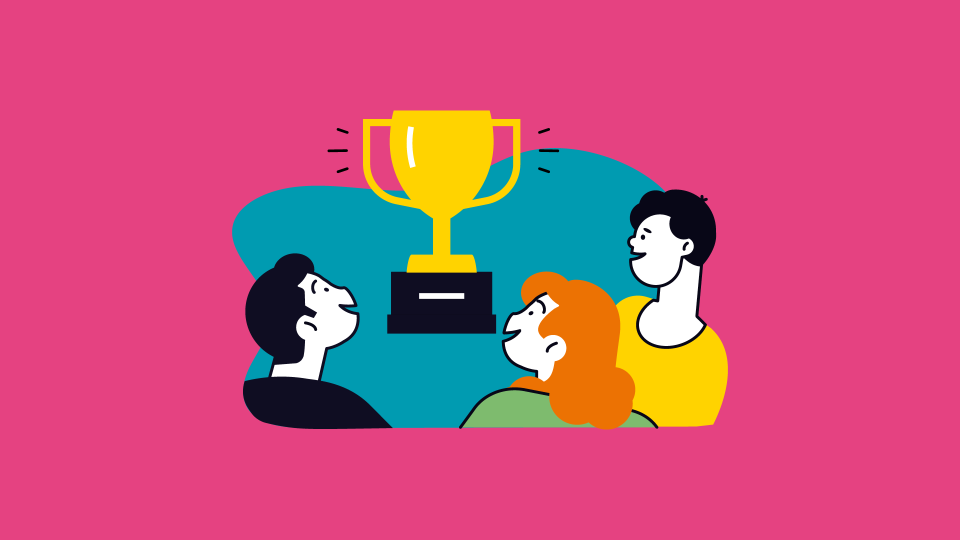 Illustration force de vente